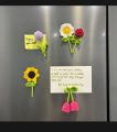 Handmade Crochet Fridge Magnets – Cute & Colorful Décor by SS Creation. 
