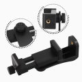 Double Nut Multifuction 360 Degree Rotating Tripod Mobile Phone Holder Mount Stand Chip Adapter Adjustable Clamp Smartphones Base. 