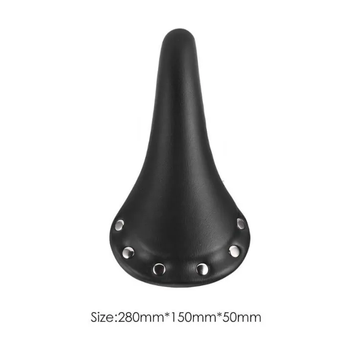 Leather%20Bike%20Saddle%20Seat%20Retro%20Damping%20Cycling%20Seat%20Waterproof%20Pad%20for%20Exercise%20Outdoor%20Mountain%20Bikes%20-%20Image%204