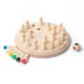 Wooden Memory Match Stick Chess Color Game Board Puzzles Montessori Educational Toy Cognitive Ability Learning Toys. 