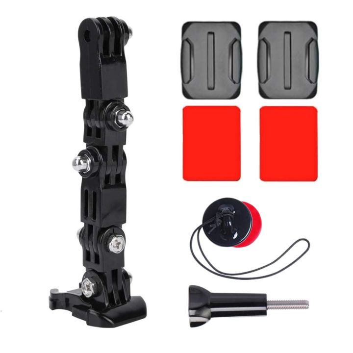 Motorcycle Helmet Mount For Hero 10 9 8 7 6 5 4 3 Yi osmo Action Sports Camera Mount Full Face Holder Accessories Strap