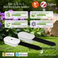 Zigbee Soil Moisture Sensor Fertility Humidity Temperature Tester Garden Automation Irrigation Detector Meter For 2MQTT Tuya. 
