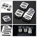 Non-Slip Heavy Duty Alloy Aluminum Pedal Covers for Manual Cars. 