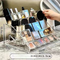 3/5/7 Tiers Acrylic Display Stand Rack Shelf Ladder Display Rack Bagi Storage Multi-Layer Doll Figurine Transparent Display Rack.