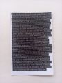 Black writing - Pack of 2 Uncut Sticker Sheets - A6 size. 