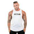 Running Vests Gym Bodybuilding Sleeveless Shirt Men's Fitness Tank Tops Workout Muscle Stringer Cotton Breathable Singlet.