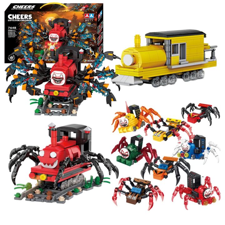 Choo-Choo Charles Spider Train Moc Horrors Steam Trains Cartoon Monster ...