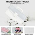 2/3 Layers Foldable Large Capacity Storage Box Multifunctional Plastic Portable Makeup Hairpin Organizer Nail Art Jewelry Box. 