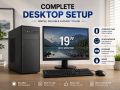Intel Core i7 3th Generation WITH 19 Inch Monitor RAM 8GB HDD 500GB Graphics 2GB Built in Gaming PC Win 10 – 11, 64 Bit And Keyboard & Mouse Full Desktop Computer Set.