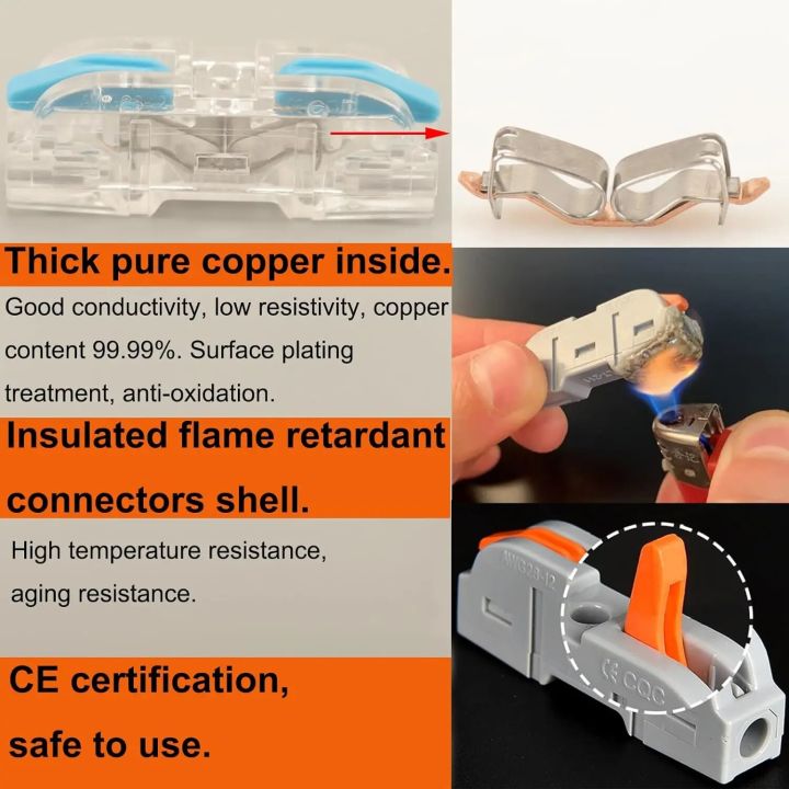 30pcs%20Lever%20Wire%20Connectors,%201%20Conductor%20Compact%20Wire%20Connectors,%201%20to%201%20Inline%20Electrical%20Connectors,%20DIY%20Compact%20Splicing%20Wire%20-%20Image%204
