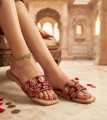fancy velvet embroidred uppar flat sleeper.. 