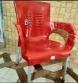 plastic chairs. 