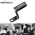 1x Motorcycle Bicycle Phone Holders Handlebar Stand Rearview Mirror Mount Extender Brackets Universal Aluminum Alloy Clamps.