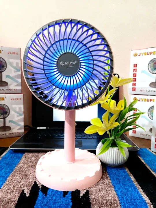 JY%20Super-2217;%20%20long%20lasting%20backup%20time%20(10%20hours%20plus)%20With%20Colorful%20lighting%20System;%203%20High-Tech%20Li-Ion%20Battery;%20High%20quality%20Soundless%20%20Rechargeable%20&%20Charger%20fan;%20Professional%20&%20Advanced%20Technologies%204000%20mah%20Battery:%20%20AC/DC%20Fan%20-%20Image%207