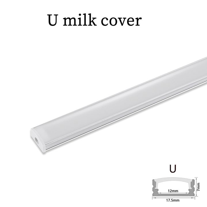 LED 50cm Aluminium Channel for Led Strip V/U Shape Aluminum Profile ...