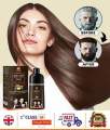 Argan speedy hair colour shampoo 100% Original Collagen Argan Oil Speedy Hair Color Shampoo Cover Gray & White Hair Natural Black Hair Dye Shampoo Repair Damaged 400ml in pakistan. 