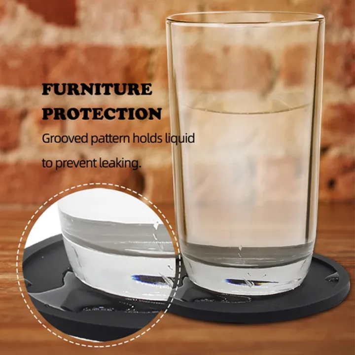 6Pcs%2010cm%20Silicone%20Coasters%20Round%20Heat%20Resistant%20%20Tea%20Cup%20Mat%20Drink%20Coffee%20Mug%20Glass%20Beverage%20Holder%20Pad%20Decor%20Table%20Mat%20-%20Image%206