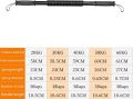 Spring Arm Exercise Stick Chest Expander Arm Chest Muscle Training Power Twister Spring Workout Arm Builder Heavy Duty Flexible Arm Strength Bar Elasticity 30 Kg. 