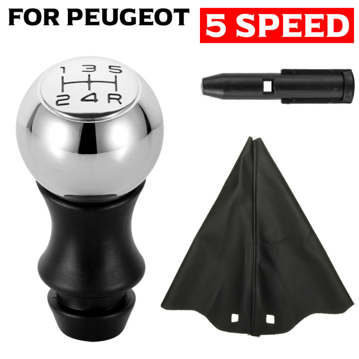 New%20Chrome%20Car%20ABS%20Gear%20Shift%20Knob%20Manual%205%20Speed%20For%20Peugeot%20106%20107%20206%20207%20306%20307%20308%203008%20406%205008%20605%20807%20-%20Image%202