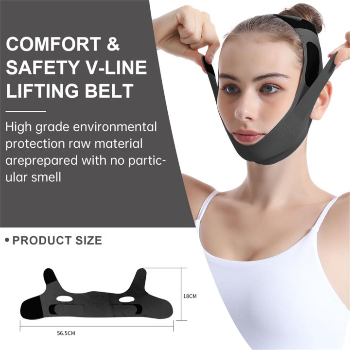Face%20Lift%20Tape%20Chin%20Strap%20For%20Sleeping%20Reusable%20V%20Line%20Lifting%20Mask%20For%20Double%20Chin%20For%20Women%20Chin%20Up%20Jaw%20Exerciser%20Facial%20Belt%20-%20Image%204