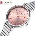 Current high quality square stainless steel analog watch for Women.