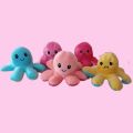 Double Side Mood Change Octopus 0.5 Feet Riverside Plush Toy Teddy Bear Unique Gift. 