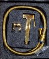 Muslim shower Golden , Chorme and Black imported  washroom  set.. 