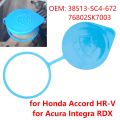 Windshield Washer Reservoir Cap 38513-SC4-672 Blue Car Accessories Replacement Waterproof Elegant Design For Honda Accord Civic. 