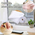 1/2/3/4Packs Anti Fly Mosquito Net DIY Self-Adhesive Fly Mosquito Window Net Mesh Mosquito Insect Bug Net Curtains for Windows.
