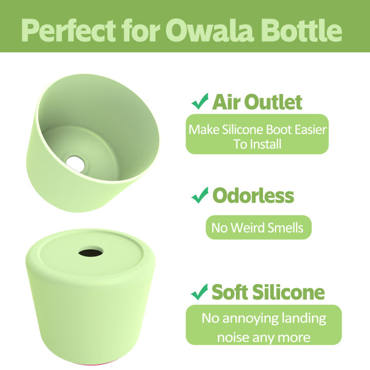 New%20Coaster%20For%20Owala%2024oz%2032oz%2040oz%20Silicone%20Water%20Boot%20Anti-Slip%20Protective%20Sleeve%20Bottom%20Protector%20Bottle%20Outdoor%20Bike%20-%20Image%204