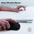Silent Wireless Mouse for Laptop Small Compact Cordless Computer Mice with USB 2.4 GHz Quiet Click Travel Mouse. 