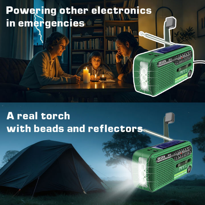 DEGEN%20DE13%20Emergency%20Hand%20Crank%20Solar%20Radio%20with%20Flashlight/Alarm%20Clock/Phone%20Charger,%20Portable%20FM/MW/SW%20Multiband%20Receiver%20-%20Image%204