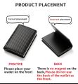 "Men's RFID Blocking Card Holder Wallet - Stylish Black, Durable Alloy, Soft PU Leather, Slim & Lightweight". 