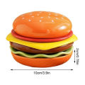 Stackable Hamburger Plate Set Burger 6 Layers Dinner Plate High Value Bone Spit Plate Funny Sauce Containers Table Decor. 