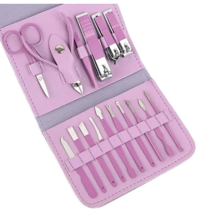 16-Piece%20Premium%20Manicure%20&%20Pedicure%20Grooming%20Kit%20%E2%80%93%20Nail%20Cutter%20Set%20for%20Men%20&%20Women%20(Purple)%20-%20Image%203