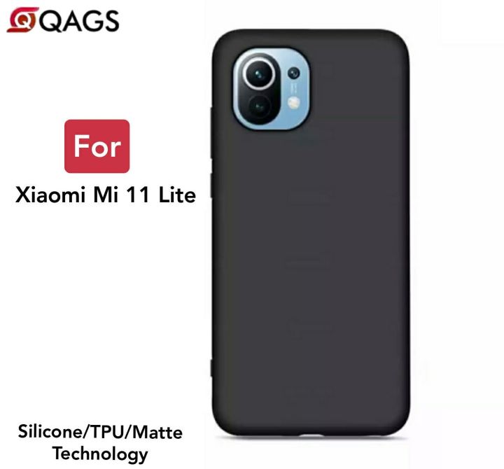 QAGS%20Xiaomi%20Mi%2011%20Lite%20/%20Mi%2011%20Lite%205G%20NE%20Matte%20Soft%20Tpu%20Case%20Silicone%20Ultra%20Thin%20Back%20Cover%20Multi%20Color%20-%20Image%203