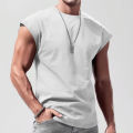 2025 Summer Men Breathable sports Vest Quick Dry Loose Fitness training broad shoulder Gym Sleeveless tops running men Tank Top.