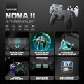 FANTECH NOVA II WGP16 Wireless Gamepad Gyro Sensor Hall Joystick and Effect Trigger for PS4 NS2 Wired Controller Gamer. 