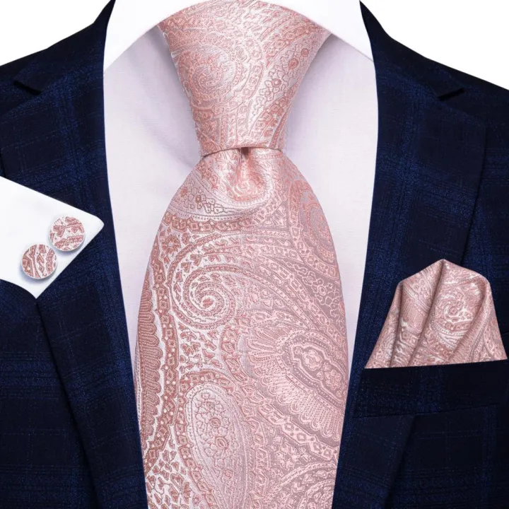 Hi-Tie%20Dusty%20Pink%20Paisley%20Men%20Fashion%20Necktie%20Handkerchief%20Cufflinks%20for%20Tuxedo%20Accessory%20Classic%20Luxury%20Tie%20for%20Man%20%20-%20Image%202