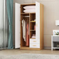 Furnisha decor 2 door almirah with Cort Hanger & Cloth Storage Shelf - 2 part Almari, Cloth Storage Wardrobes with Locker Drawer. 