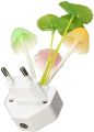 Mushroom Lamp Magic 3D LED Night Lamp with Plug Smart Sensor auto On/Off Flowers Bulbs Nature Mushroom Shape Light Home Decor Lights Automatic Sensor Light Multi-Color Changing Night Light with Automatic Glows in Dark with Holder Plug. 