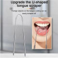 Stainless Steel Tongue Scrapers with Large Case, Tongue Scraper, Tongue Coating Scraper, Odorless, Exquisite Box Packaging.