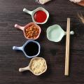 4PCS Mini Cute Sauce Dish Seasoning Dipping Bowl Tableware Decoration Soy Sauce BBQ Sushi Plate Kitchen Supplies.