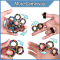 Magnetic Rings Fidget Toy Pack  for Teen Boys Party Favors Cool Gadget for Adults Magnet Fidget Spinner Sensory Toy Set. 