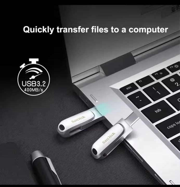 SanDisk%20SDDDC4%20Ultra%20Luxe%20USB%203.1%20Flash%20Drive%20256GB%20Type%20C%20Dual%20Pendrive%20Metal%20Type%20A%20OTG%20Flash%20Drive%20-%20Image%207