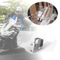 Universal Motorcycle Risen Clip On Windscreen Windshield Extension Spoiler Air Deflector For BMW R1200GS.