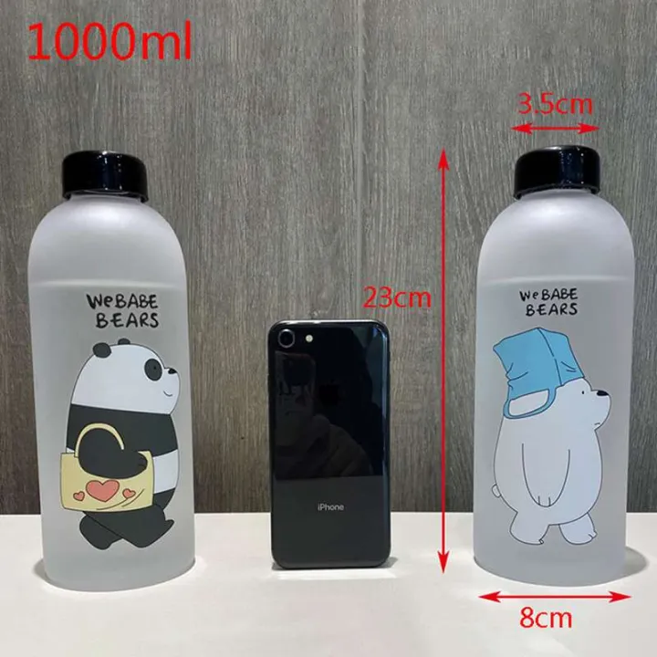 Panda%20Transparent%20Water%20Bottles%20With%20Straw%20Frosted%20Protein%20Shaker%20Kawaii%20Large%20Capacity%20Drinking%20Utensils%201L%20-%20Image%202