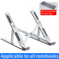 Metal Portable Foldable Laptop Stand Adjustable Notebook Holder Aluminum Support For Macbook Pro Air Computer Tablet Base Desk. 