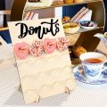 Wedding Decoration Wooden Donut Stand Wall Dessert Doughnut Table Holder Wedding Mariage Supplies Kid Birthday Party Baby Shower.