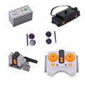 Train Track Building Blocks For MOC Power Functions Parts Motor Battery Box Infrared Speed Remote Control Receiver for Legoeds.